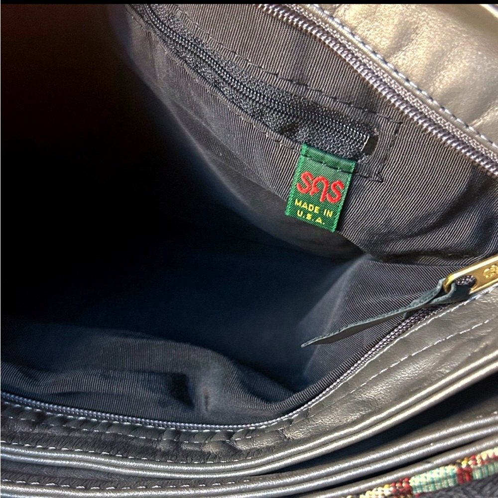 Sas Patchwork Shoulder Bag - Multicolor - image 8